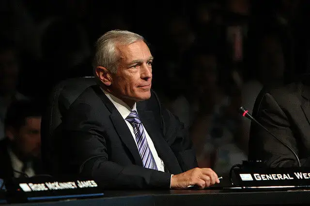 Ex-General Wesley Clark machte Millionen mit Penny-Stocks. (Foto: Center for American Progress Action Fund)