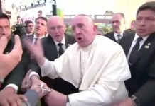 Papst Franziskus Wutanfall