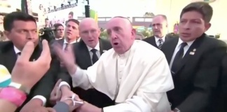 Papst Franziskus Wutanfall