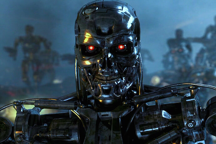 Der neue Roboter von Google weckt böse Erinnerungen an den Film "Terminator". (Foto: flickr/<a href="https://www.flickr.com/photos/tom-margie/2144882415/in/photolist-4gx5Pi-4Nu4rJ-6po9Mc-ohtmj-4CmMNn-wMVac3-4oqtgw-3BvjDW-81e3Qe-5mjaKm-8TMqD-5meUFr-d8zg45-52JtZC-byszjY-72ySkY-5mj9FG-6g68Xb-5meTor-52Ef3n-eHxsAa-ncgQ2q-52ZCdj-bybhZX-5oBxjy-5meUiP-a1YfY5-4gx4JP-5oBxaq-ej2F45-5meTVk-5mjb1u-7UDxD-8gkU81-5mjbwQ-59ZEqt-6F6dFf-c1UbWN-5mjb9A-5mjbp1-P76bc-ajeYdE-9VBmCt-8ntxUj-rQQpQ1-4tAd7c-5hoNqE-ddHeL1-33poLs-33pp3S" target="_blank">Insomnia Cured Here</a>)