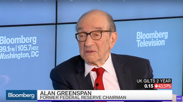 Der ehemalige Chef der US-Notenbank Alan Greenspan warnt vor einer drohenden Hyperinflation und rät zu einer Rückkehr zum Goldstandard. (Screenshot Youtube)