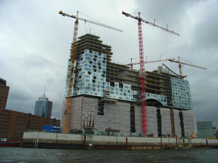 Elbphilharmonie construction
