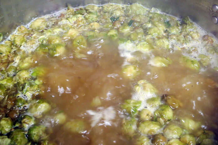 Boiling hops. Source.