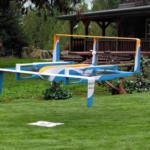 Amazon ist das innovativste Unternehmen. Hier: eine Amazon Prime Air Drohne bei der Landung. (Foto: Amazon)