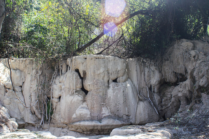 6 - Most of the big waterfalls dried out.