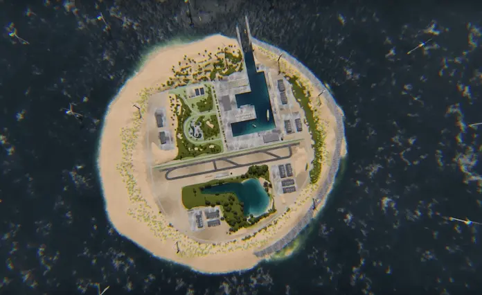 Die Nordsee bekommt eine künstliche Insel mit 7.000 Windrädern (Foto: Screenshot)