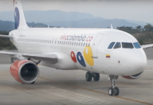 VivaColombia möchte Stehplätze in ihren Flugzeugen (Foto: Screenshot, Youtube)
