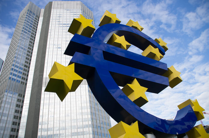 Mischt sich in Europäische Zentralbank in Kryptowährungen ein? Hier, die EZB in Frankfurt (Foto: Marco Verch)