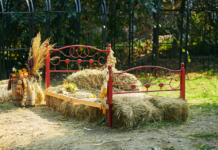 Strohbauplatten - ein Bett im Kornfeld