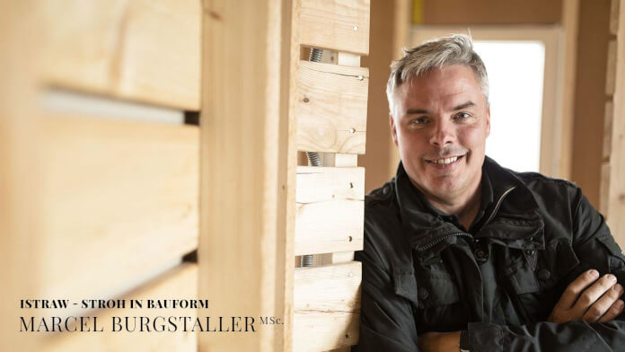 Marcel Burgstaller, CEO von istraw, Strohbauplatten als nachhaltige Alternative zum Gipskarton