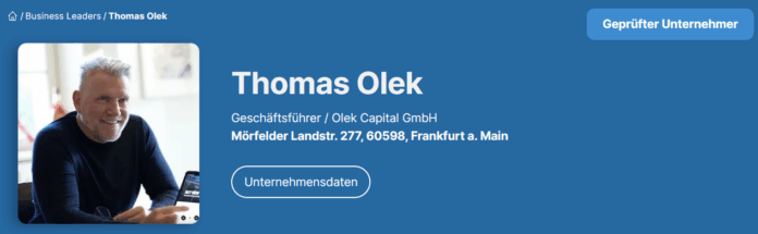 Olek Capital - Thomas Olek (Business Leaders)